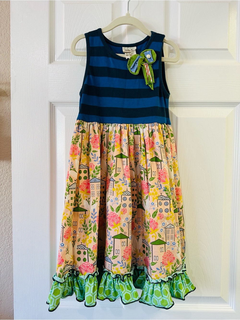 MATILDA JANE It's A Wonderful Parade Little House Tank Dress Size 8